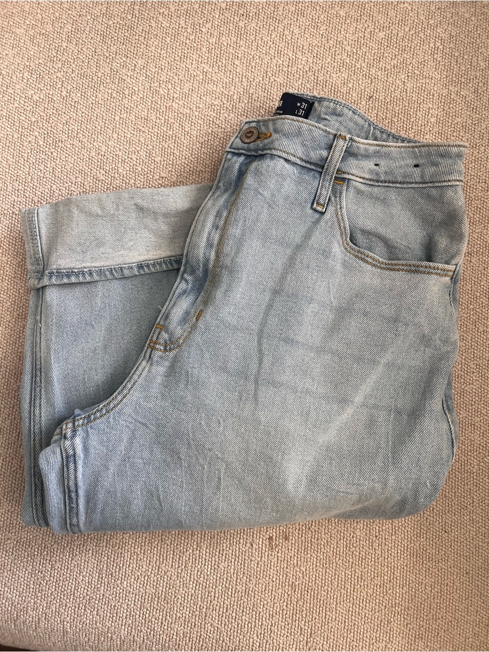 Hollister Light Blue Boyfriend Jeans